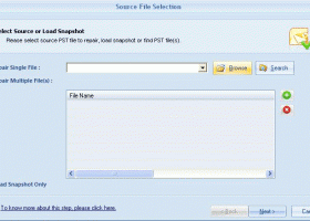 MS Outlook Recovery Tool screenshot