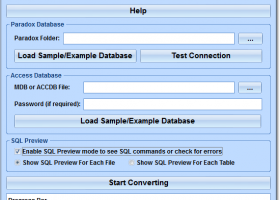 Paradox Tables To MS Access Converter Software screenshot