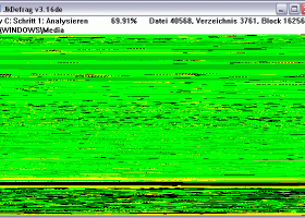 JkDefrag (x32 bit) screenshot