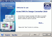Acme DWG to IMAGE Converter screenshot