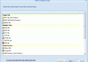 Outlook 2010 PST File screenshot