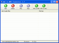 AAC to MP3 Converter screenshot