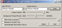 Microphone Pass-through Emulator screenshot
