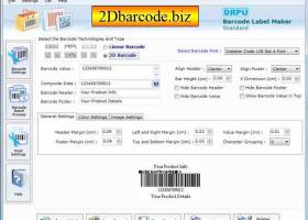 Code 128 Barcode Generator Software screenshot