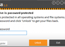 Lock USB screenshot