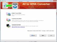 Boxoft All to Wma Converter screenshot