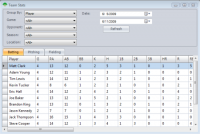 Baseball Stat Manager screenshot
