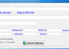 PAD Submit Assistant screenshot