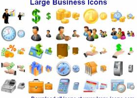 Large Business Icons screenshot