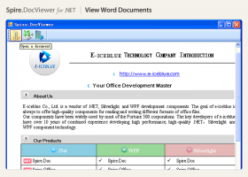 Spire.DocViewer for .NET screenshot