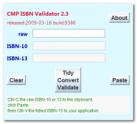 ISBN screenshot
