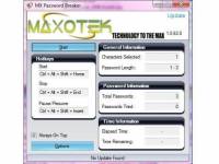 Maxotek Password Breaker screenshot
