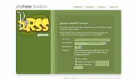 PHPFABER Ebay2RSS Generator screenshot