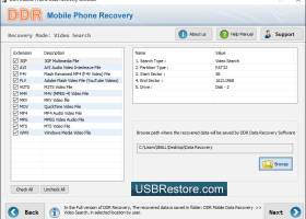 Mobile Phone Data Restore screenshot