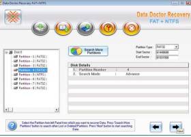 Windows FAT NTFS Partition Recovery screenshot