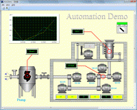 SCADA/HMI Visualization Component screenshot