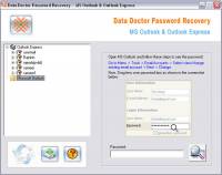 Recover Outlook Password screenshot