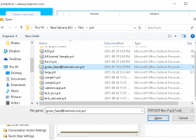 Read Outlook PST files without Outlook screenshot