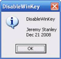 DisableWinKey screenshot