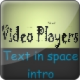 Text in Space Intro Text in Space Intro