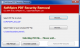 Removal of PDF Security
