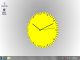Yellow Analog Desktop Clock Wallpaper Yellow Analog Desktop Clock Wallpaper