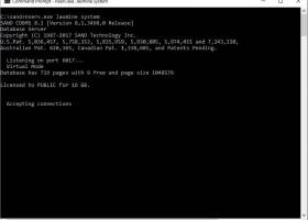 SAND CDBMS screenshot