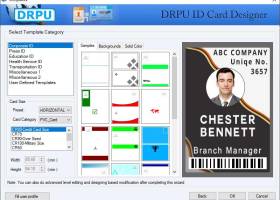 Identification Card Generating Tool screenshot