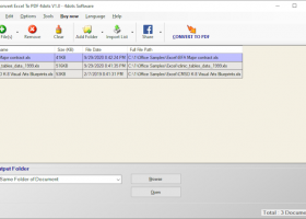 Convert Excel to PDF 4dots screenshot