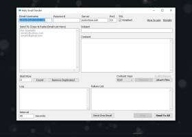 Auto Email Sender screenshot