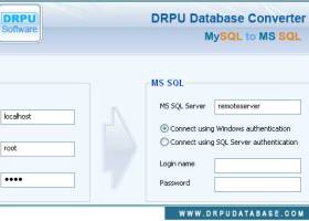 MySQL To MSSQL Database Conversion Tool screenshot