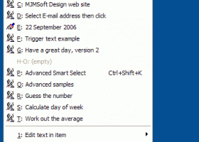 KeyText screenshot