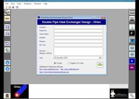 Double Pipe Heat Exchanger Design screenshot