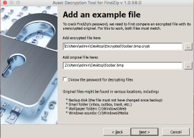 Avast Ransomware Decryption Tools screenshot