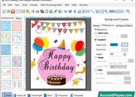 Online Birthday Cards Software screenshot