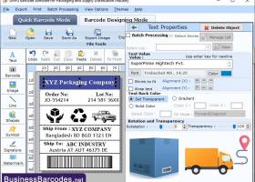 Barcode Label Maker Software screenshot