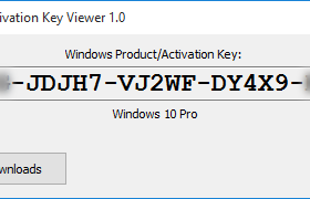 Windows Activation Key Viewer screenshot