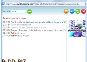 Single Operator Live Support screenshot