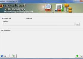 SysInfoTools VHD Recovery Software screenshot