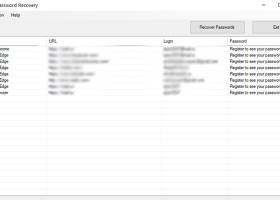 LPR Lost Password Recovery screenshot