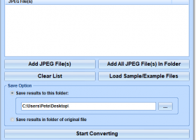 PCX To JPG Converter Software screenshot