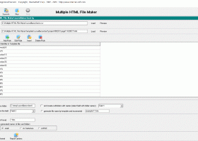 Multiple HTML File Maker screenshot