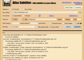 Atlas Subtitler screenshot
