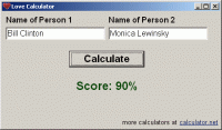 Love Calculator screenshot