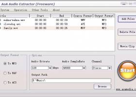 AoA Audio Extractor FREE screenshot