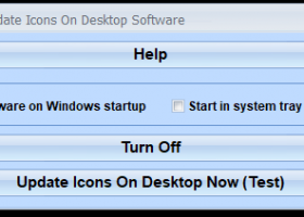 Automatically Update Icons On Desktop Software screenshot