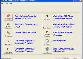 Lucid Electronics Workbench screenshot