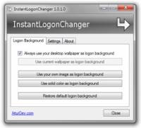 InstantLogonChanger (32-bit) screenshot