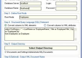 Advanced SQL To XML Query screenshot
