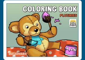 Coloring Book 22: Plushies screenshot
